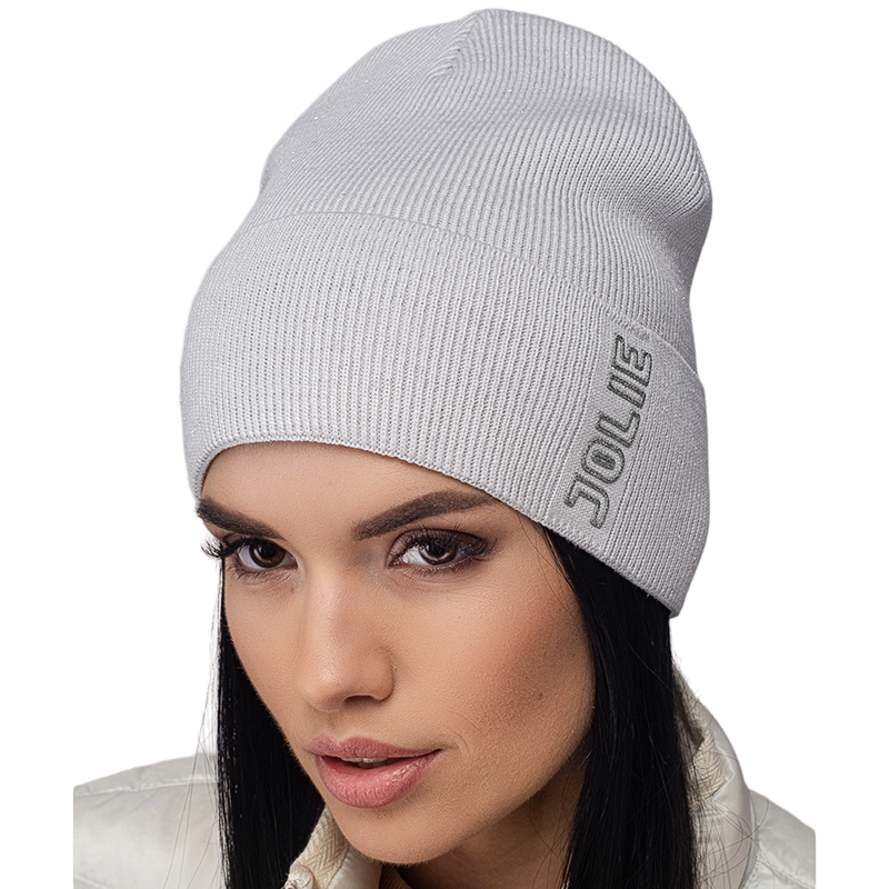 Шапка женская с люрексовой нитью Leks Ласка one size Иней