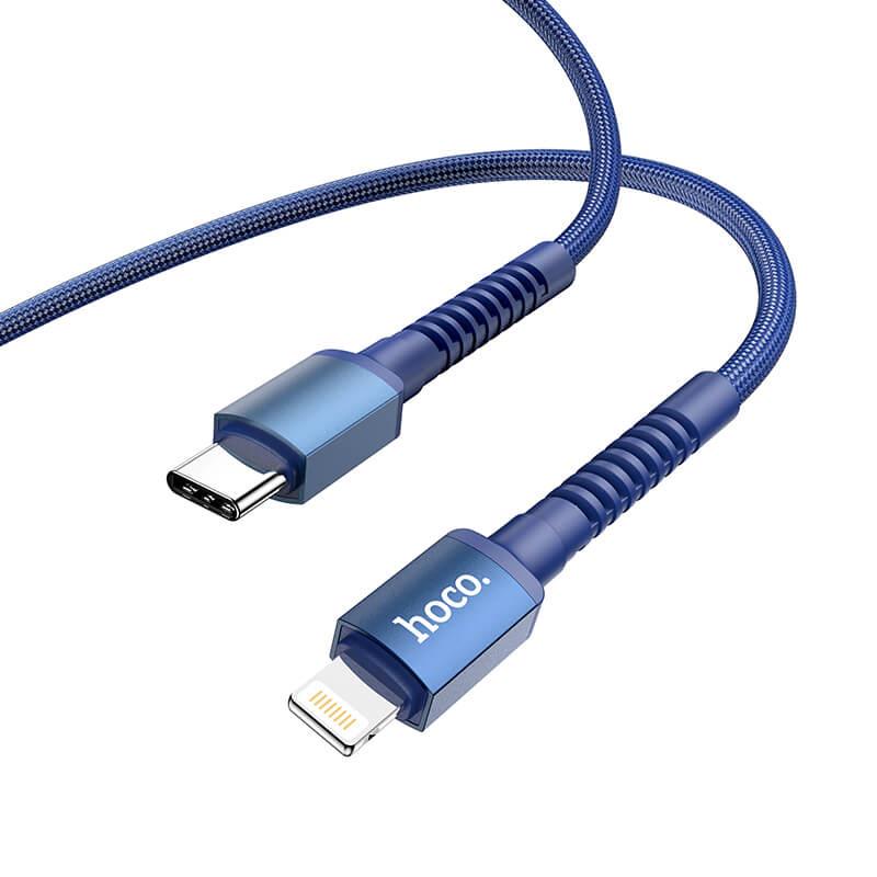 Кабель Hoco Type-C to Lightning Especial PD charging data cable X71 1 м Blue (8792746d)