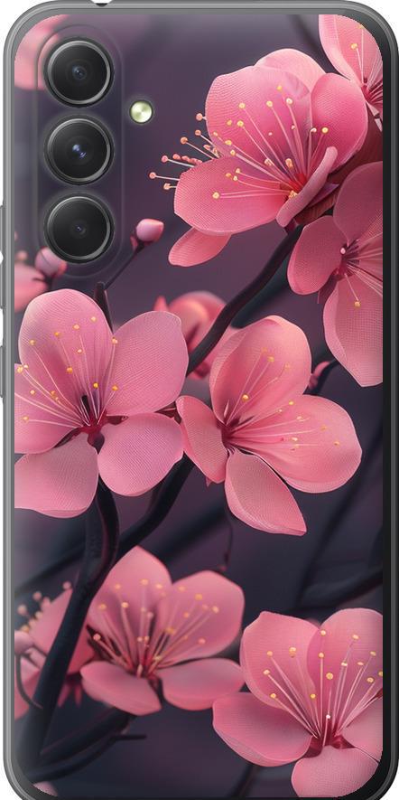 Чехол на Samsung Galaxy A54 A546E Пурпурная сакура (6075u-2935-42517)