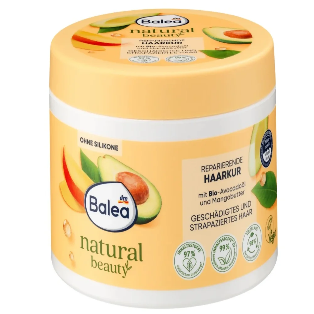 Маска восстанавливающая Balea Natural Beauty с маслом авокадо 300 мл (EPI-15102025-341)