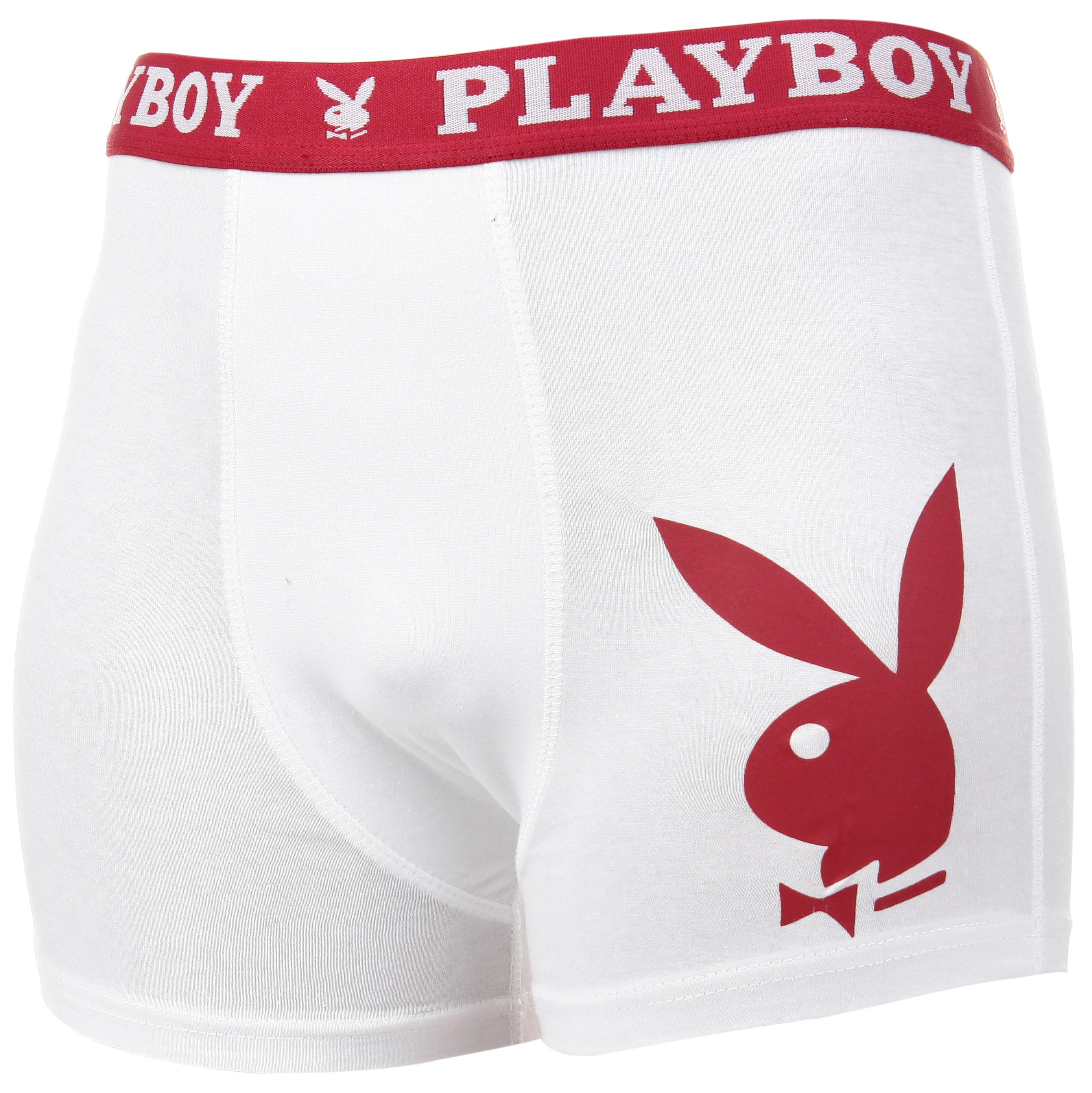 Труси-боксери Playboy Men's Underwear Classic S 1 шт. White (ANNYA-0001)