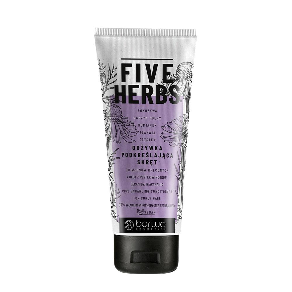 Кондиционер для вьющихся волос BARWA COSMETICS Five Herbs 180 мл (5902305000530)