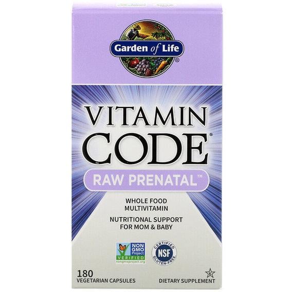 Витаминно-минеральный комплекс Garden of Life Vitamin Code RAW Prenata 180 Veg Caps (GOL-11590)