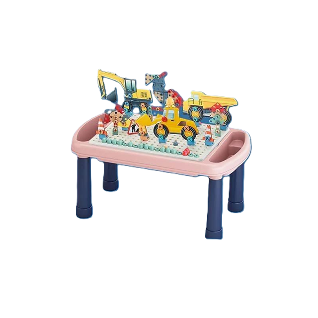 Детская мозаика 636-10 C/24 поднос/столик/электрическая отвертка/инструменты/картонные элементы/инструкция в коробке 339 дет. (24715765)