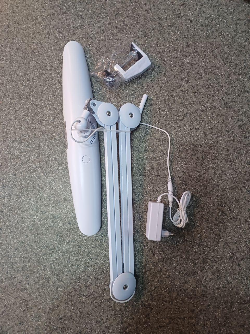 Лампа бестеневая на струбцене 18 Вт Белый (ALMD-4) - фото 5