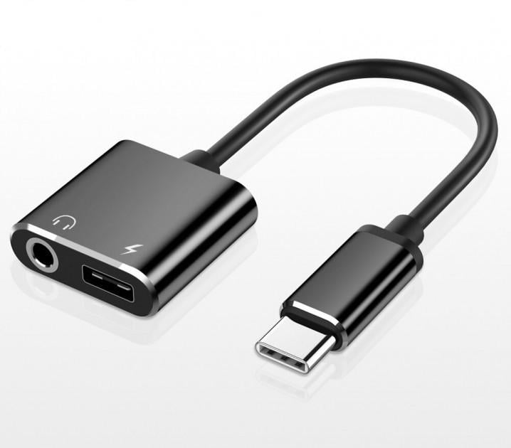 Адаптер Alitek USB type-C male - 3,5 мм + USB type-C female (1134294664)