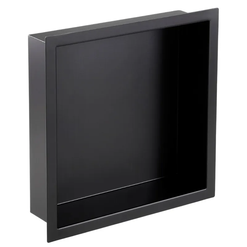 Полка-ниша для ванной комнаты MIXXUS Premium NICHE-0101 из нержавеющей стали SUS304 Black (MI6678)