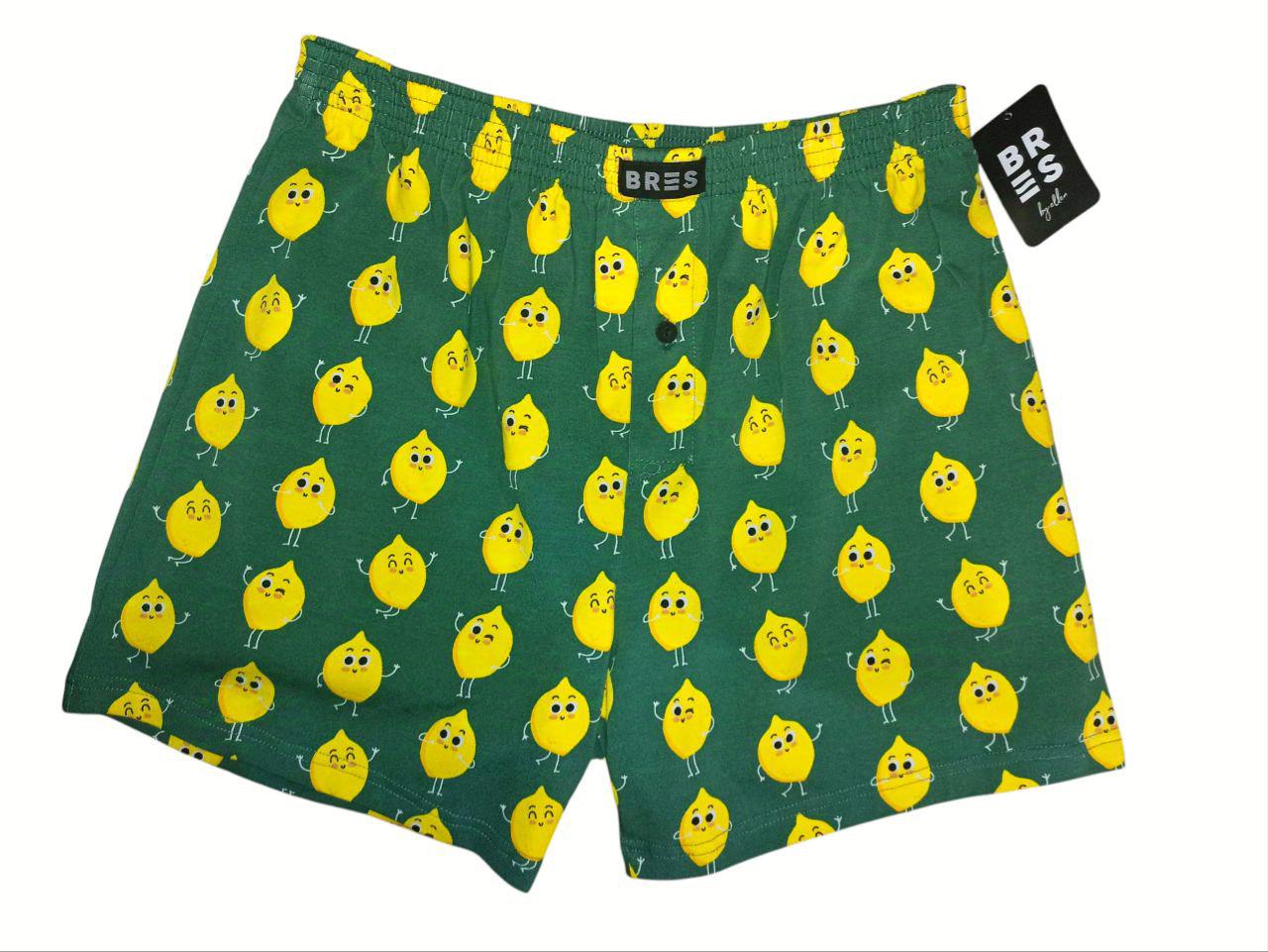 Труси сімейні чоловічі Ellen BRES MBXK 307/01/118k з яскравим принтом M Жовтий