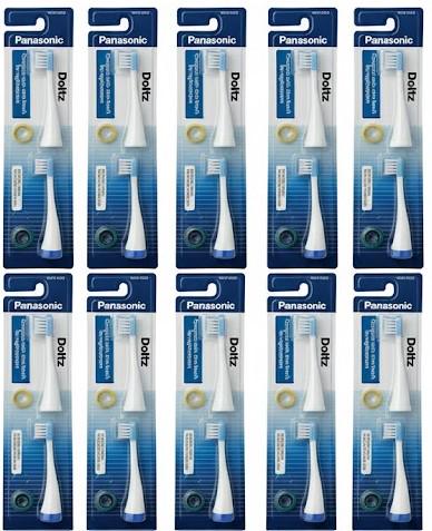 Насадка к электрической зубной щетке Panasonic WEW-0938E-AS4 10 блистеров