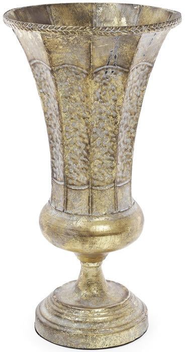 Кашпо металлическое Cornel 20х20х38 см