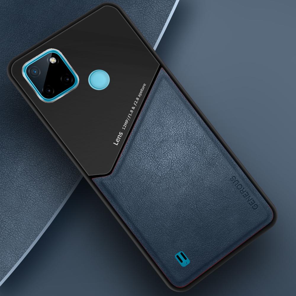Комбинированный чехол Generous на Realme C21Y Blue (24156-28)