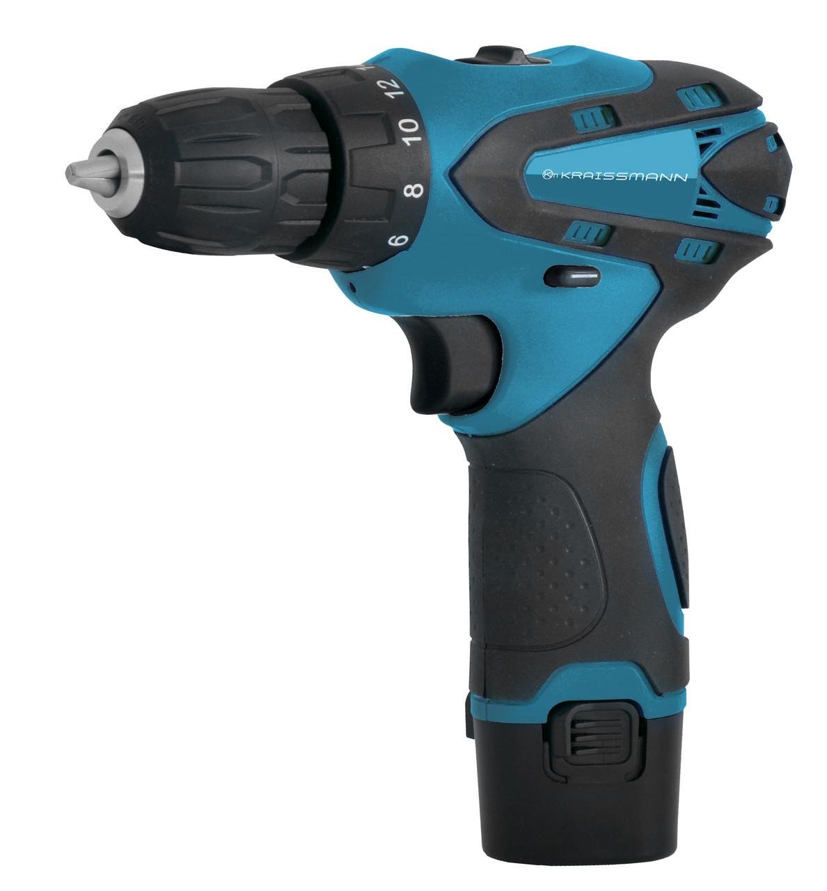 Шуруповерт аккумуляторный KRAISSMANN 1500 ABS 12/1 Li
