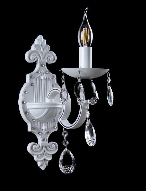 Бра свічка Ray B77399/1W WT+BK (IR005201)