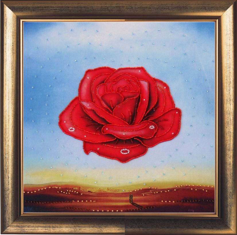 Набір для вишивання бісером BUTTERFLY 360 Медитативна троянда 27х27 см (360)