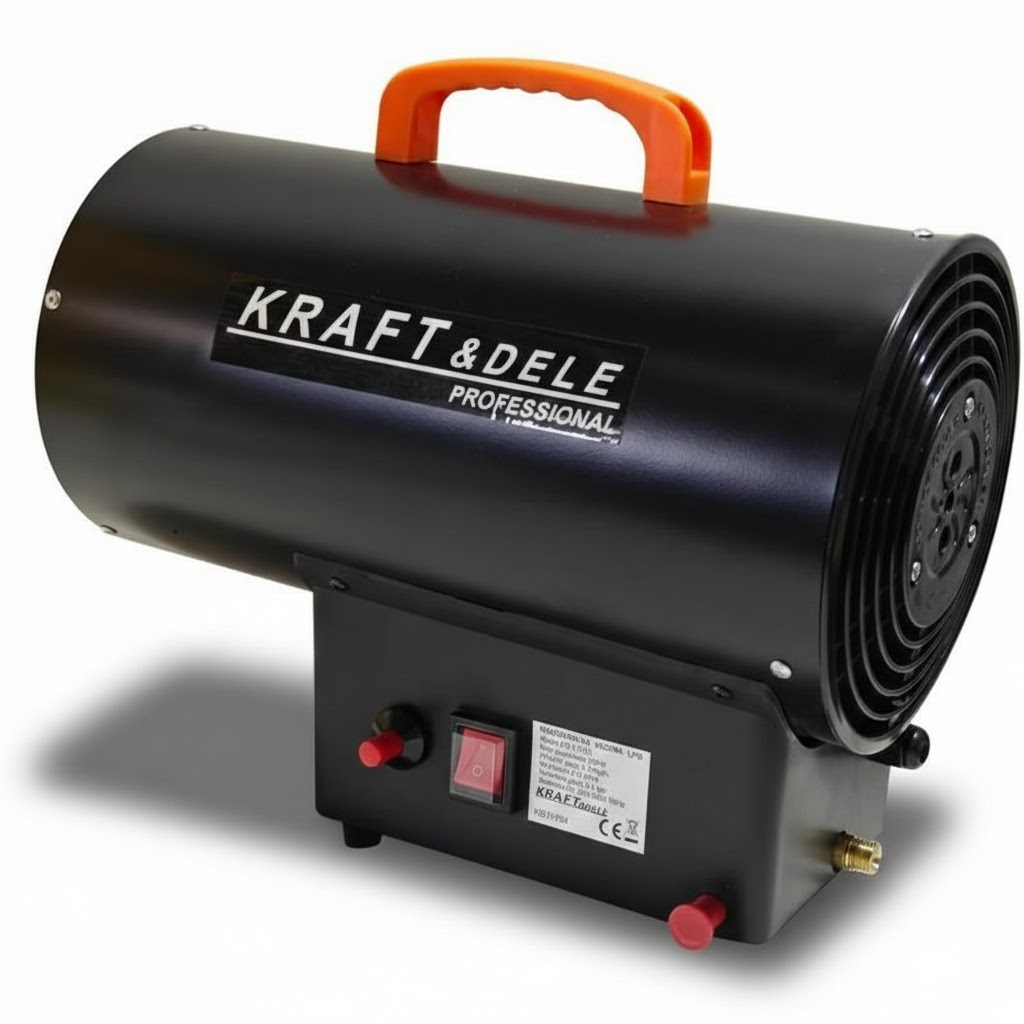 Гармата теплова газова Kraft&Dele KD11703 20 кВт 0,7 бар 0,73 кг/год Гармата теплова газова Kraft&Dele KD11703 20 кВт 0,7 бар 0,73 кг/год