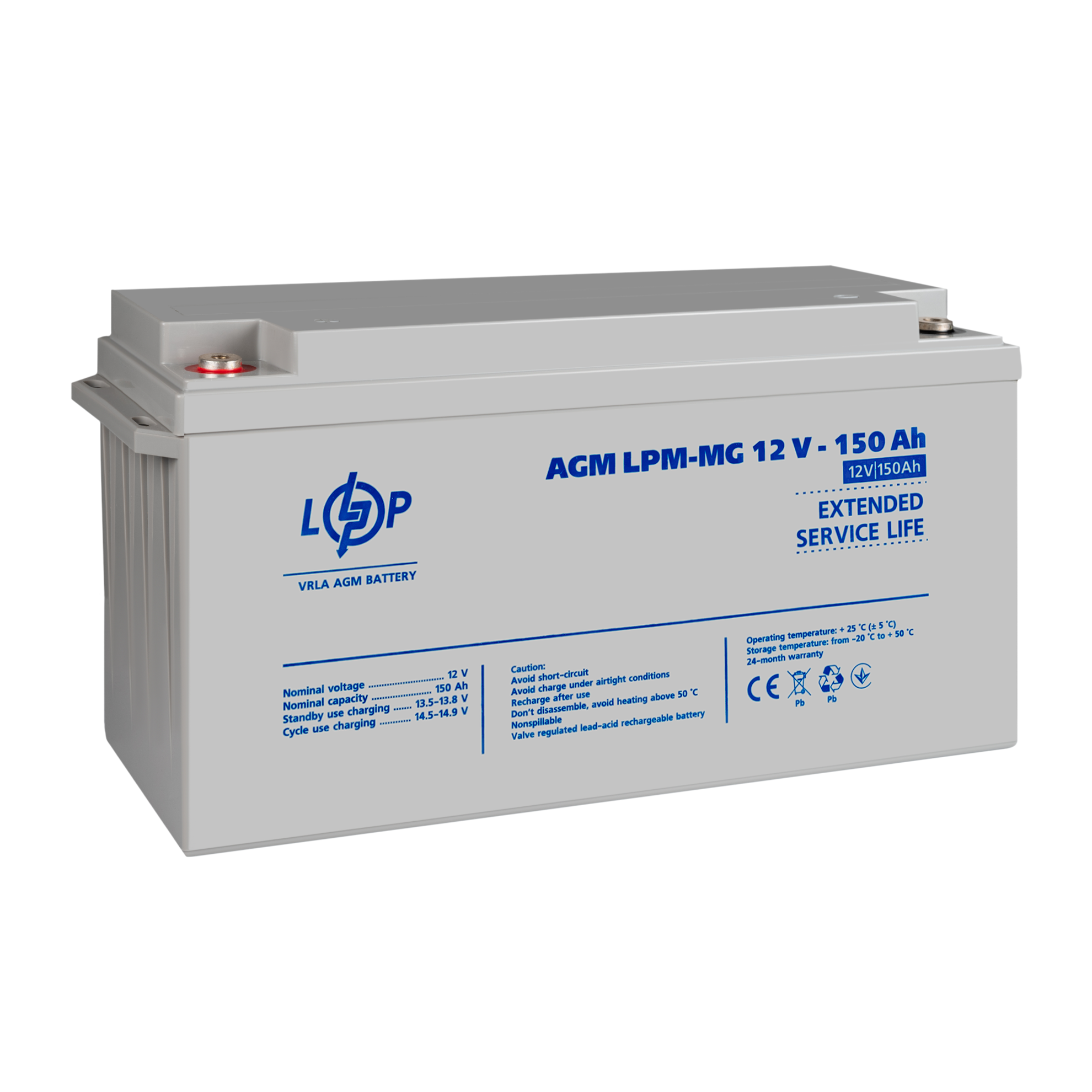 Акумулятор мультигелевий LPM-MG 12V-150 Ah (4197) - фото 4