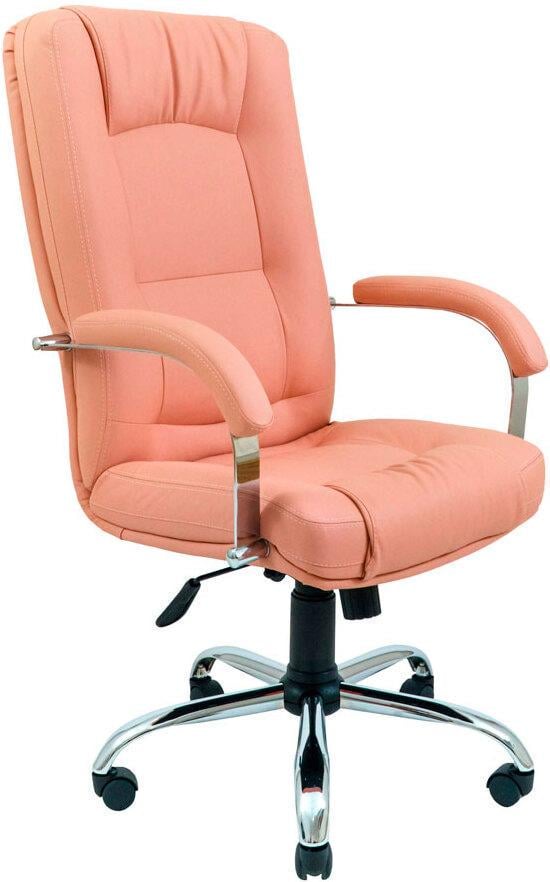 Офісне крісло керівника AlbertoDesign Tilt М-1 хром прогумовані колеса екошкіра Рожевий (rch_chr_00003) Офісне крісло керівника AlbertoDesign Tilt М-1 хром прогумовані колеса екошкіра Рожевий (rch_chr_00003)