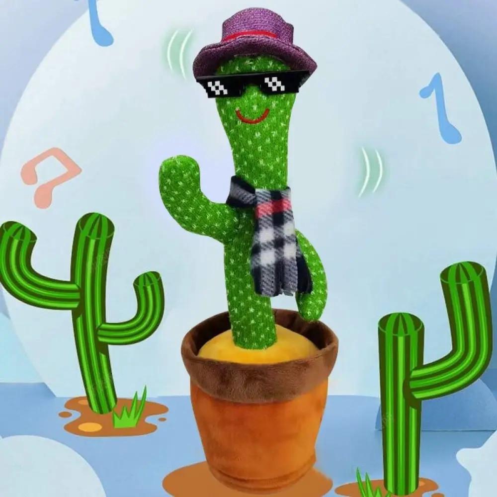 Игрушка RIAS Dancing Cactus в очках и шляпе Green (3_05764) - фото 2 Игрушка RIAS Dancing Cactus в очках и шляпе Green (3_05764) - фото 2