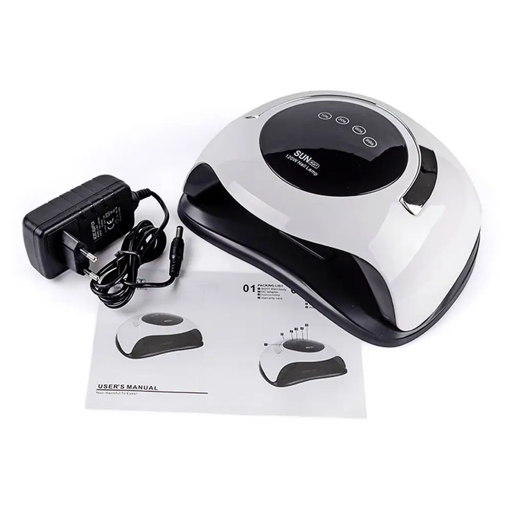 Лампа для маникюра SUN BQ-5T 120Вт UV/LED Белый (25422840) - фото 9 Лампа для маникюра SUN BQ-5T 120Вт UV/LED Белый (25422840) - фото 9