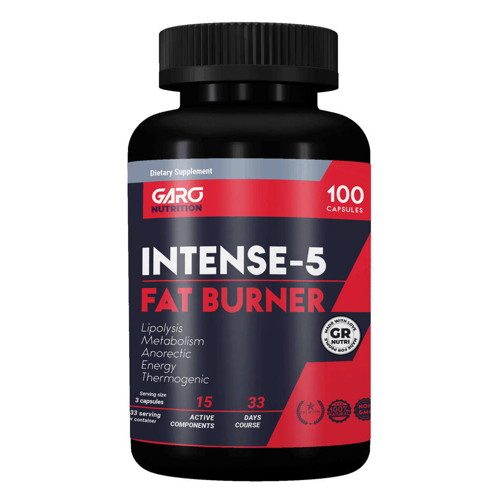 Жироспалювач Intense-5 Garo Nutririon 100 капс. (GN-INTENSE5-100)