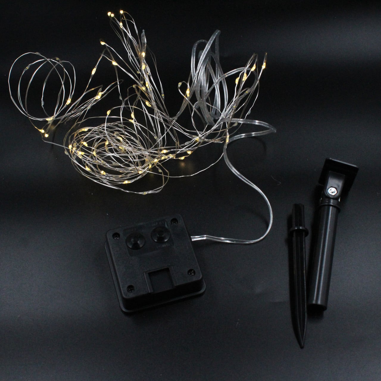 Гирлянда линейная Xmas 100 Led WW 10 м с солнечной панелью Белый (1634105109)