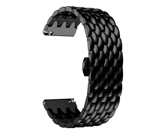 Ремешок Metal Dragon Scale для Xiaomi Black Shark GT/Watch S1 22 мм Черный Ремешок Metal Dragon Scale для Xiaomi Black Shark GT/Watch S1 22 мм Черный