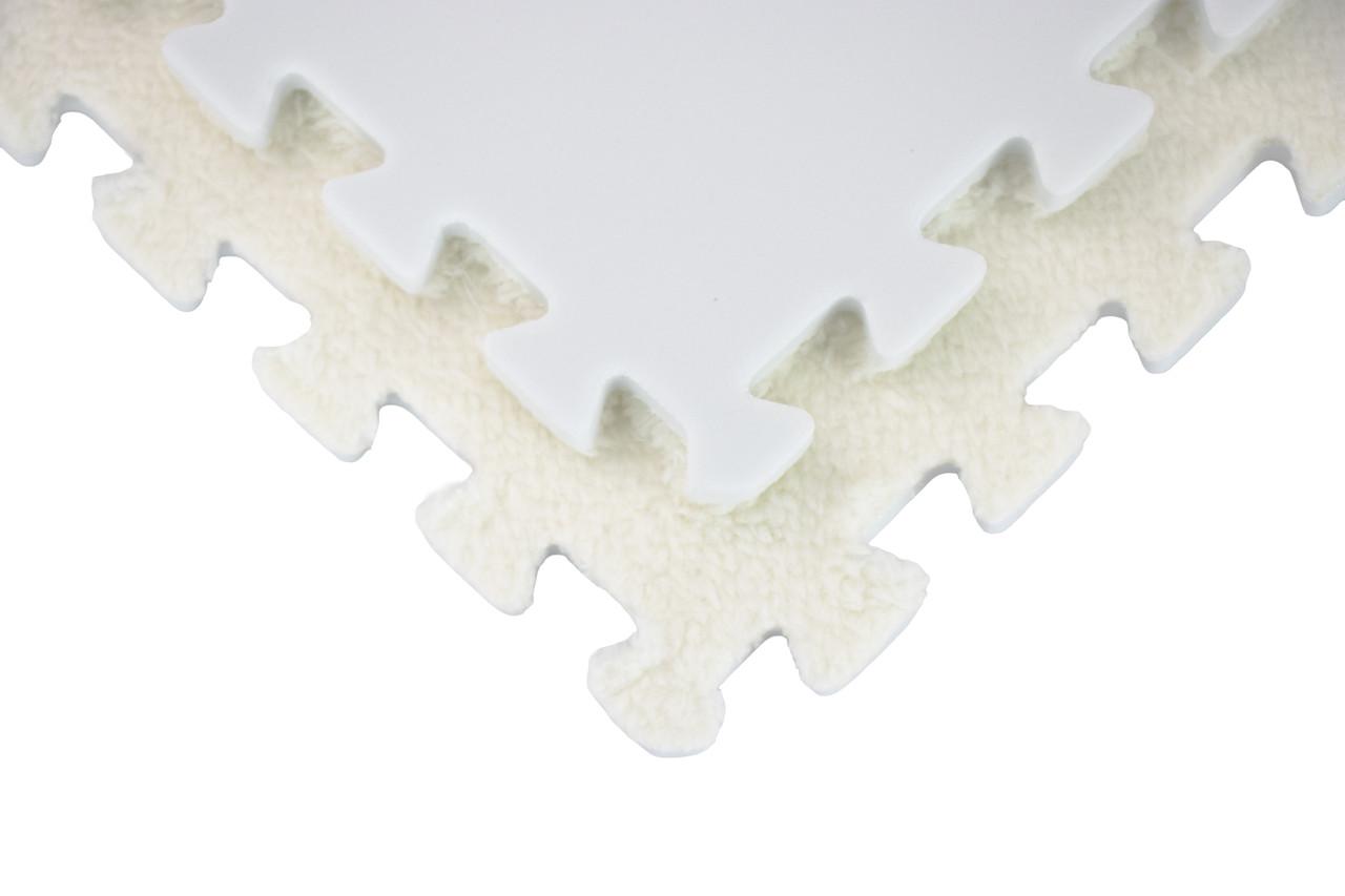 Коврик-пазл с ворсом RIAS PZ-101 1 игровой 30x30 см White (3_06750) - фото 5