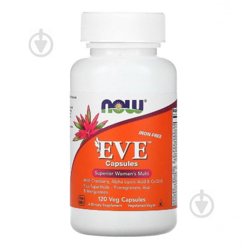 Комплекс Для Женщин, Eve Capsules, Superior Women's Multi, Now Foods, 120 растительных капсул