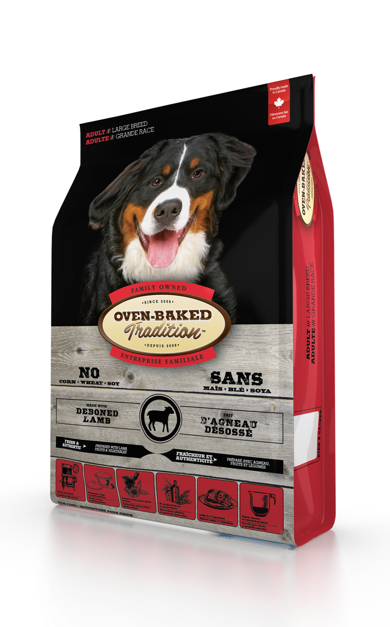 Корм для собак Oven-Baked Tradition сухой для больших пород из свежего мяса ягненка 11,34 кг