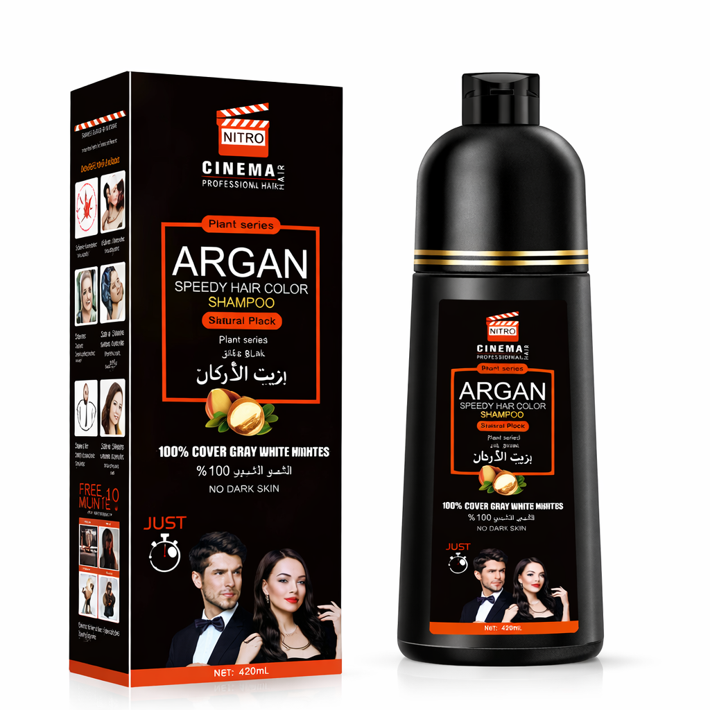 Шампунь для волос окрашивающий Nitro 3в1 420 мл Черный (OXLY-1-16)