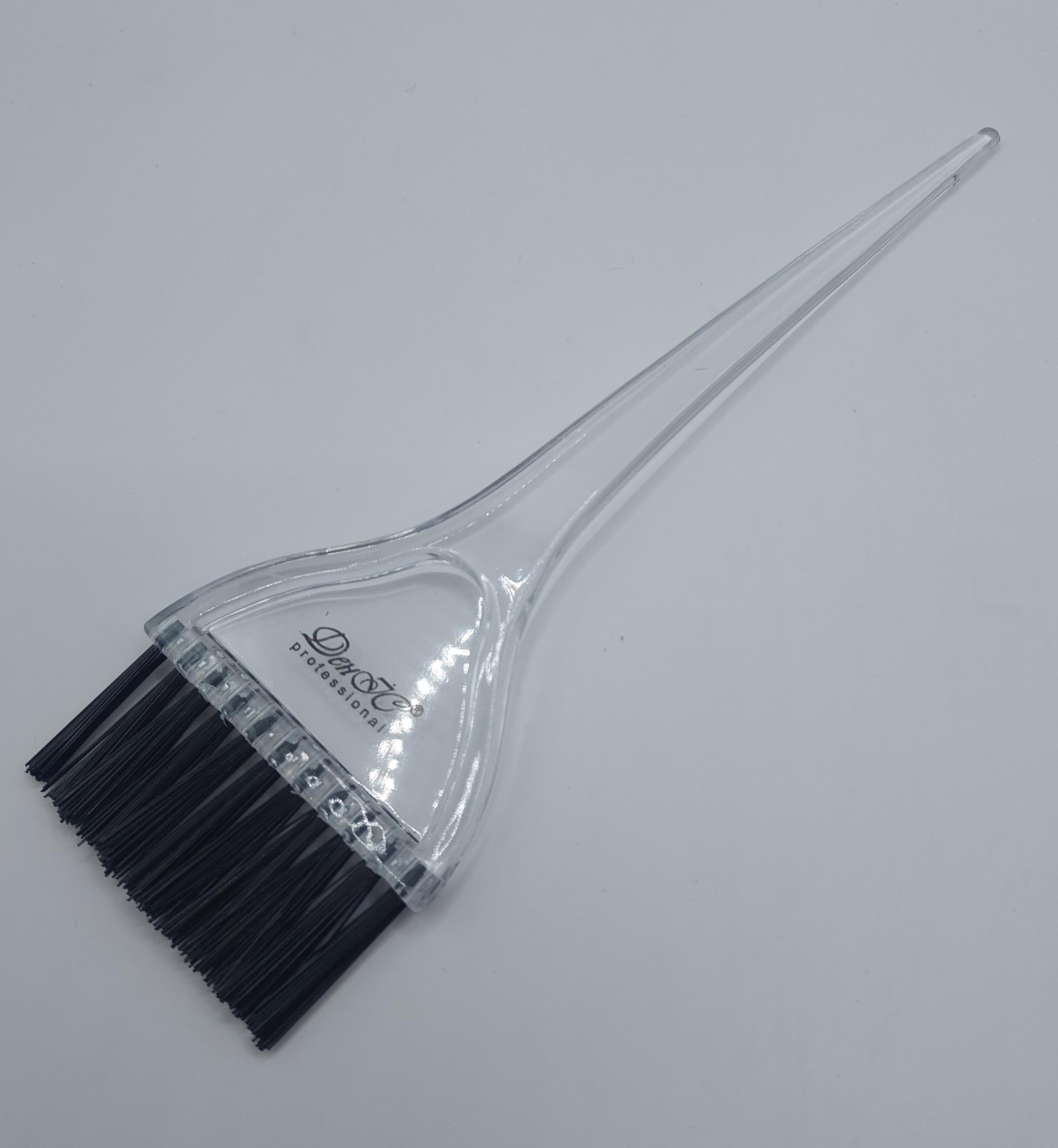 Кисточка для окрашивания волос ДенІС professional с черной щетиной 67 мм Прозрачный (1453070070)
