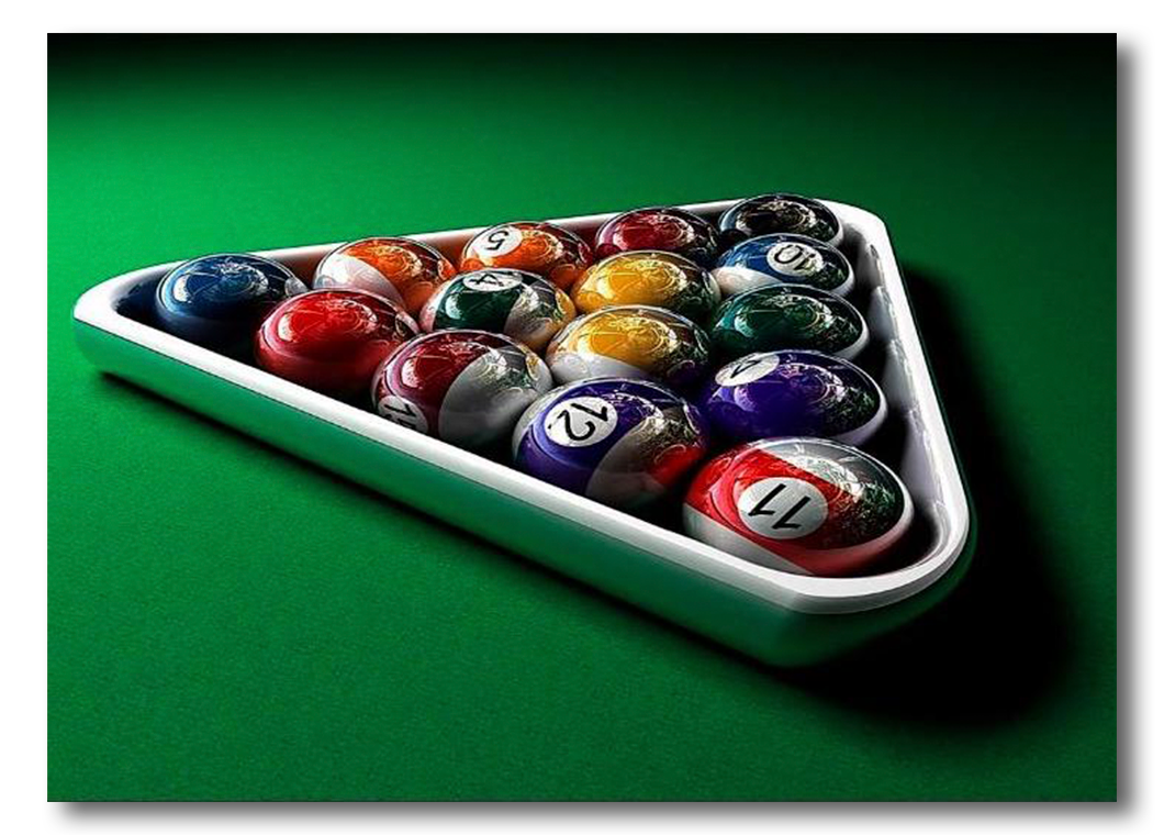 Картина на холсте бильярдная Платон 73х53 см (1376)