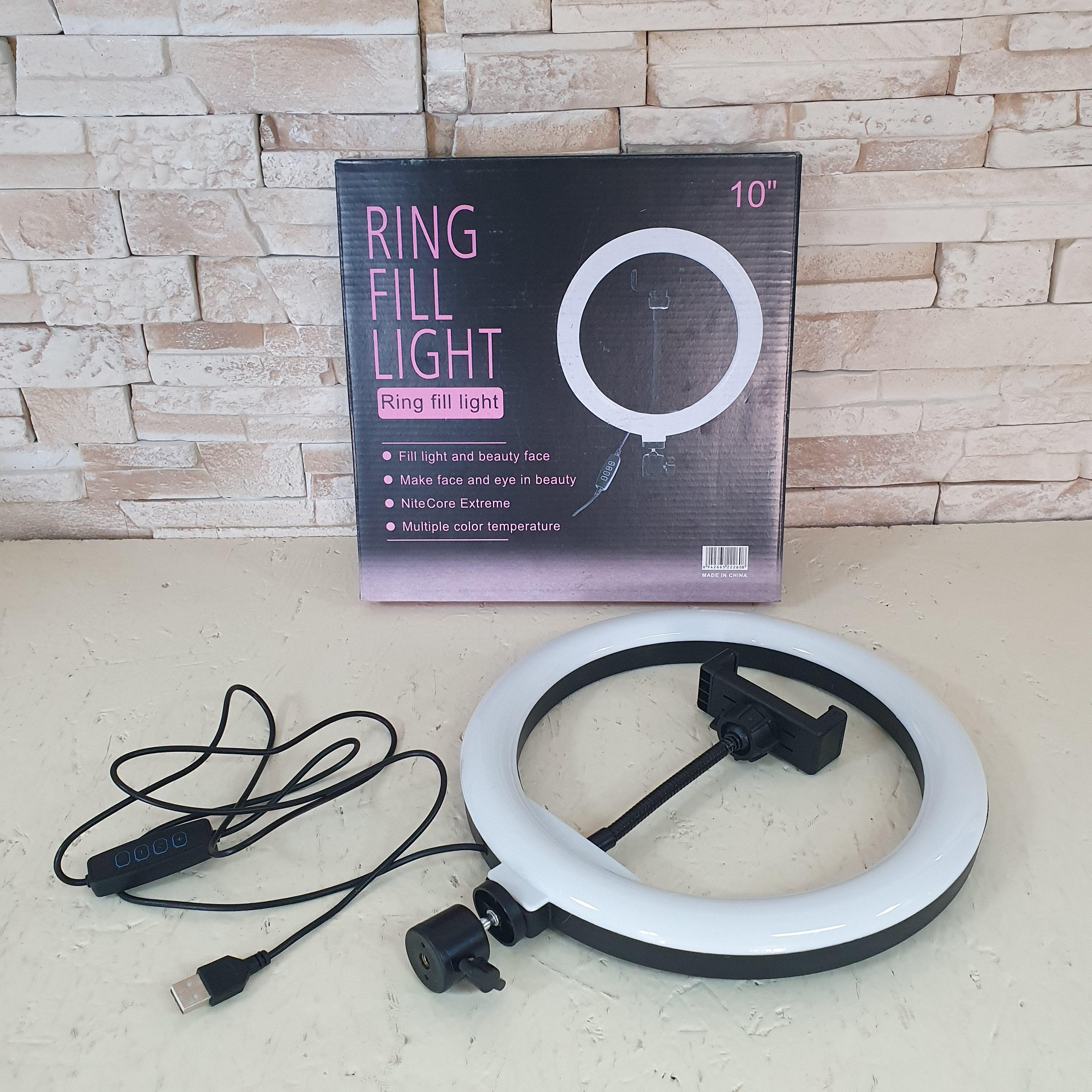 Кольцевая лампа Ring Fill Light QX-260T LED USB 5V со штативом 26 см (LRFL-26T) - фото 4 Кольцевая лампа Ring Fill Light QX-260T LED USB 5V со штативом 26 см (LRFL-26T) - фото 4