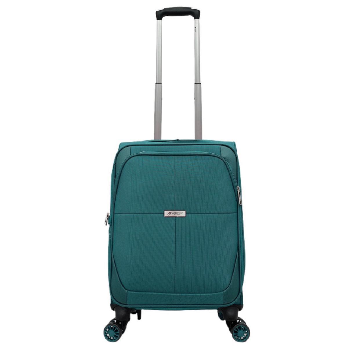 Чемодан тканевый Airtex 826 малый 4 колеса Морской волны (At00039)