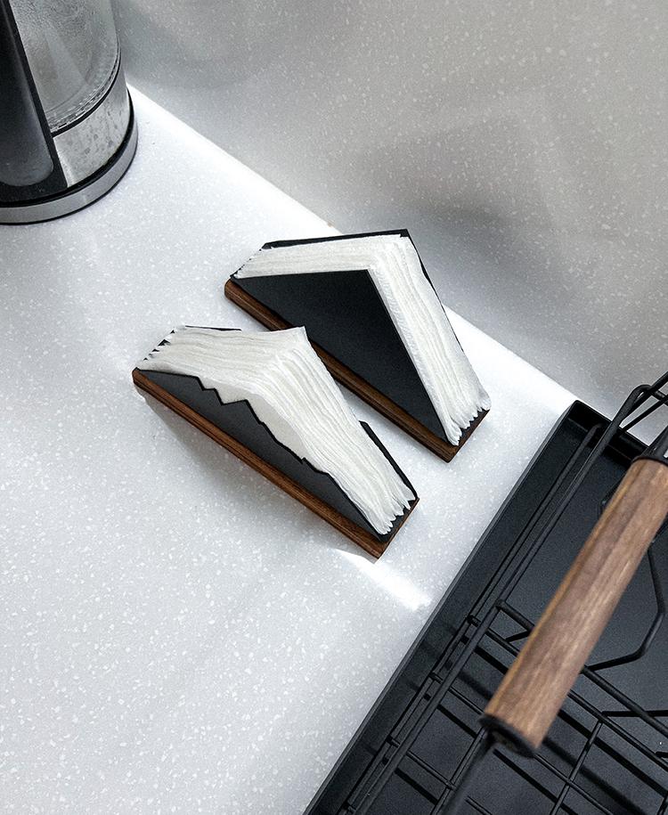 Салфетница NC Home Эверест L с деревянным основанием (110205) - фото 5 Салфетница NC Home Эверест L с деревянным основанием (110205) - фото 5