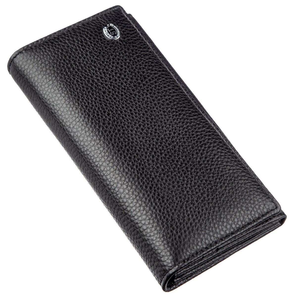 Кошелек ST Leather 18859 кожа Черный (31579)