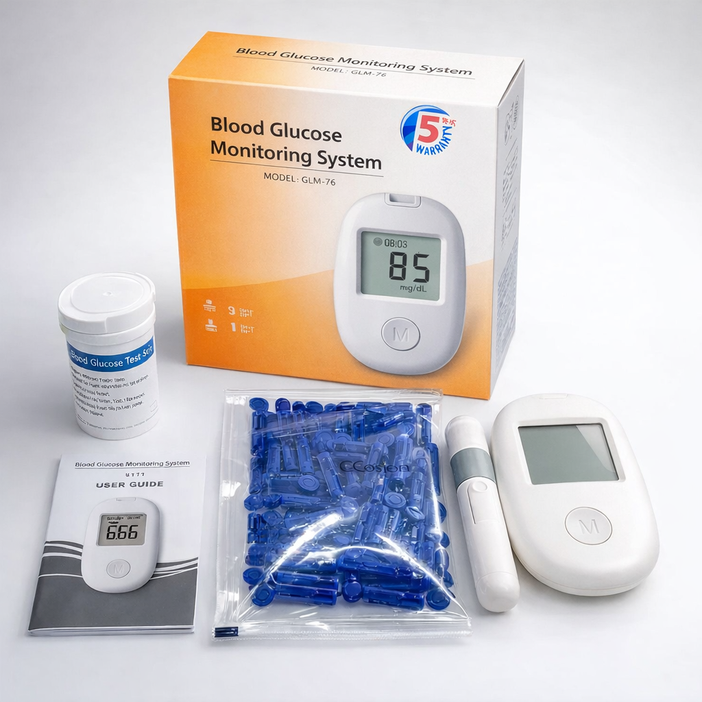 Глюкометр Glucose Meter GLM-76 с тест-полосками 50 шт. (7412)