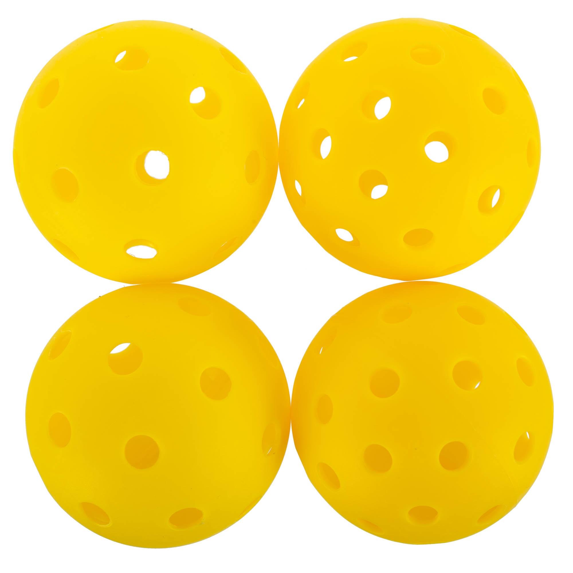 Набор для пикболла SP-Sport PICKLEBALL MT-8730 2 ракетки 4 мяча полотенце с чехлом (MT-8730_Черный-желтый-голубой) - фото 8