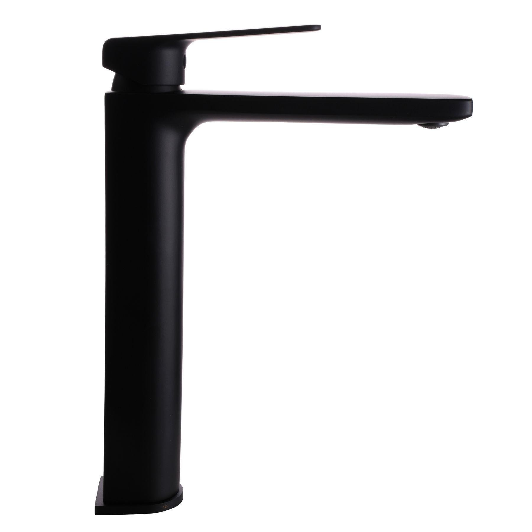 Смеситель для умывальника TOPAZ Черный матовый (1820352)