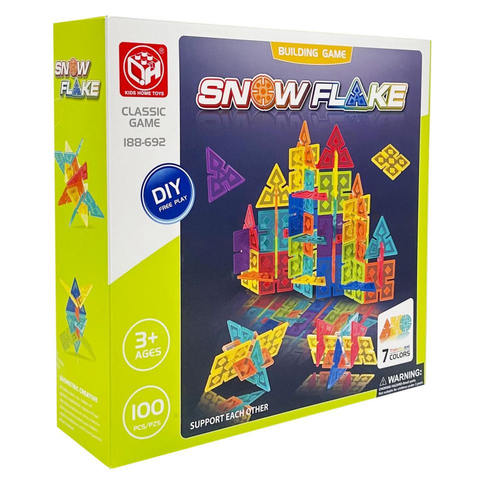 Конструктор детский набор YG Toys Snow Flake 100 дет. (KN-332-K-12)