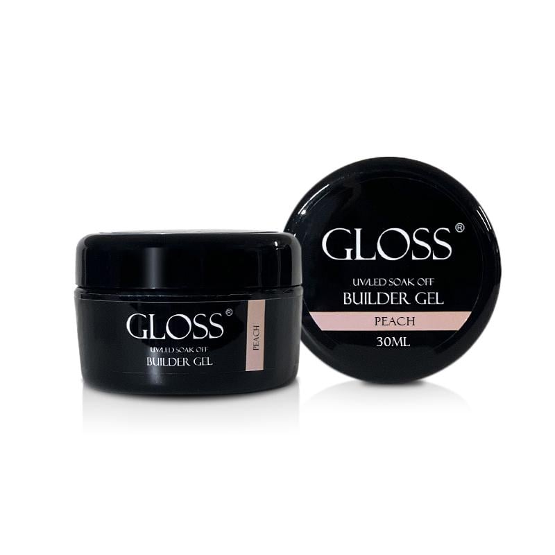 Гель однофазный GLOSS Builder Gel 30 мл Peach (310743)