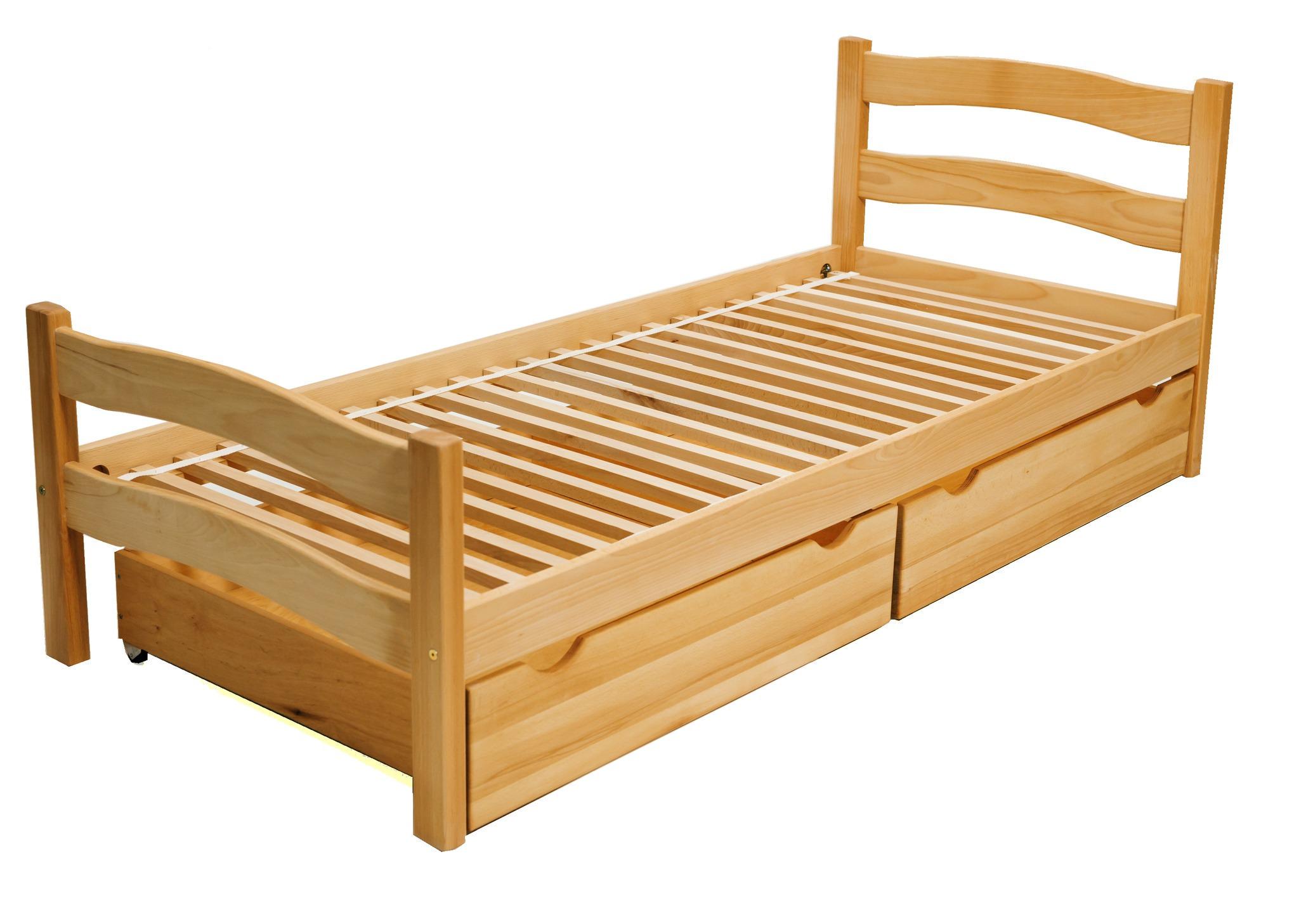 Кровать подростковая Goydalka Paris с ящиком 190x80 см Натуральный - фото 1