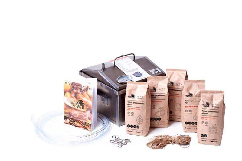 Коптильня маленька Smoke House Ориджінал S з термометром та підставкою - фото 3 Коптильня маленька Smoke House Ориджінал S з термометром та підставкою - фото 3