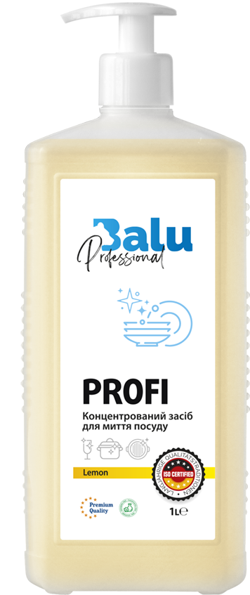 Средство для мытья посуды Balu Profi профессиональное Lemon 1 л (00000014017)