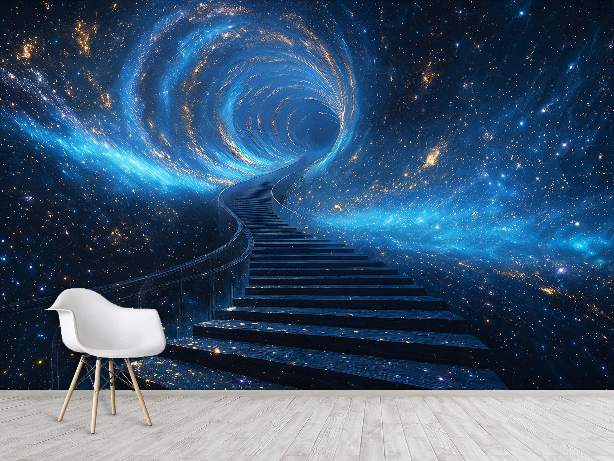 Фотообои флизелиновые Upstream Лестница в другую Вселенную 230х153 см (SPF-168/3) - фото 5