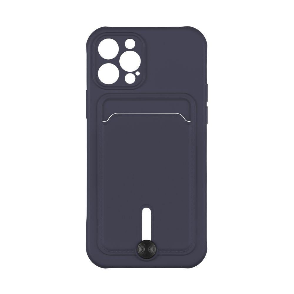 Чохол Epik Colorfull Pocket Card з кишенею для карт для iPhone 12 Pro Dark Blue