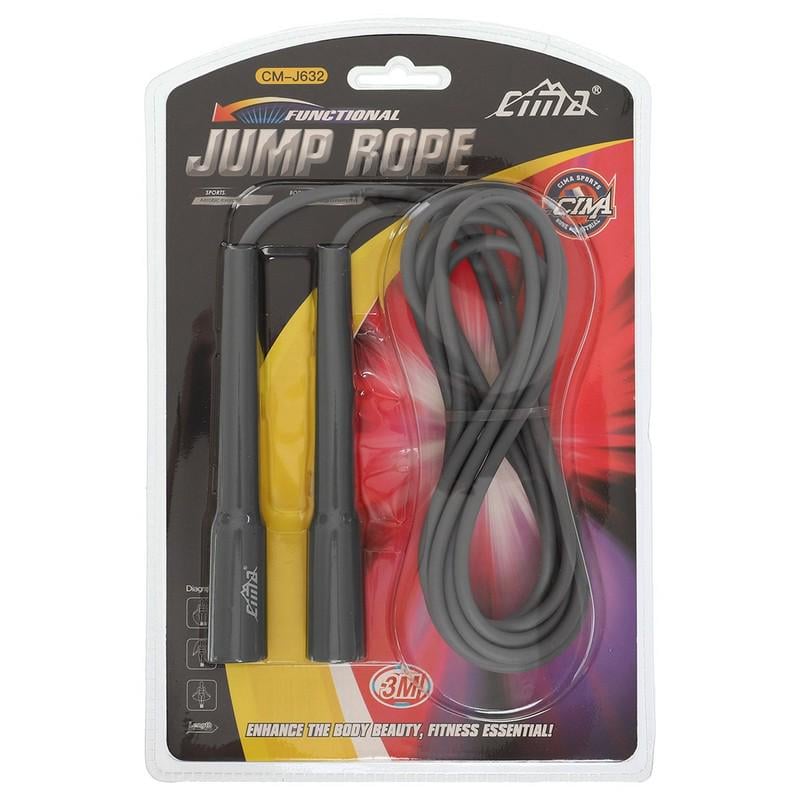 Скакалка скоростная CIMA CM-J632 с подшипниками 3 м Серый (AN009116)