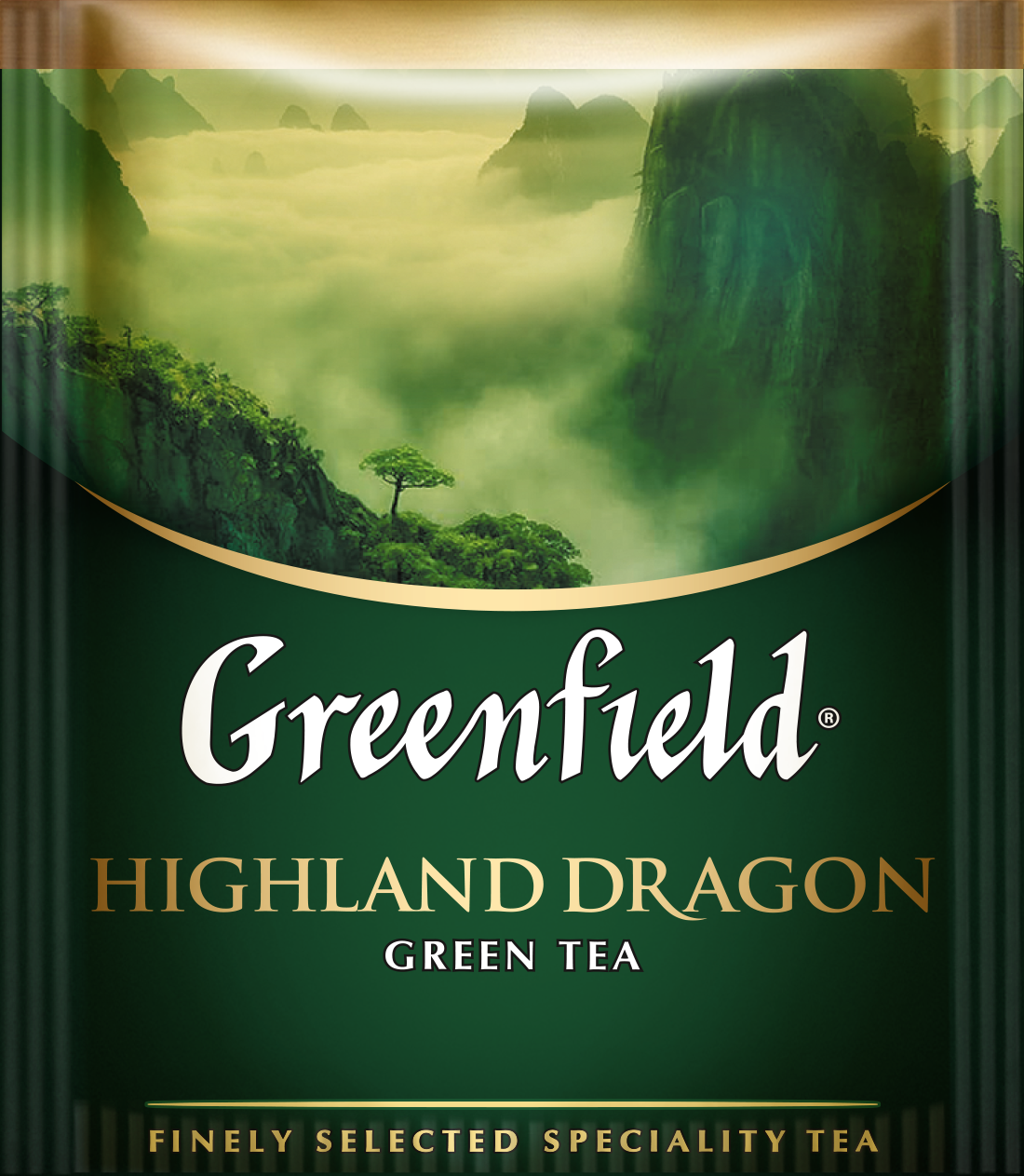 Чай Greenfield зелений Highland Dragon ХоРеКу 100 пакетиків (10104)