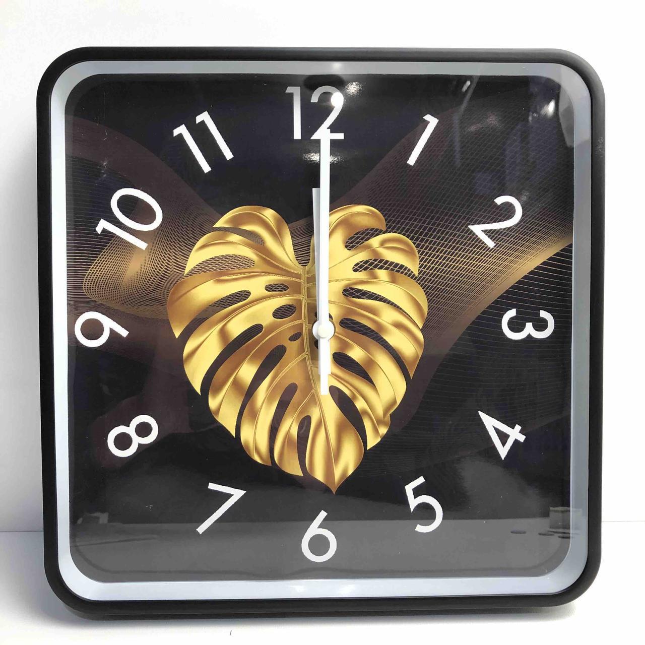 Часы настенные WL-655 с дизайном и большими цифрами