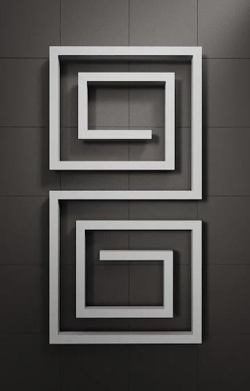 Полотенцесушитель S-Mix Labyrinth 1000х530 мм Белый (1149759800)